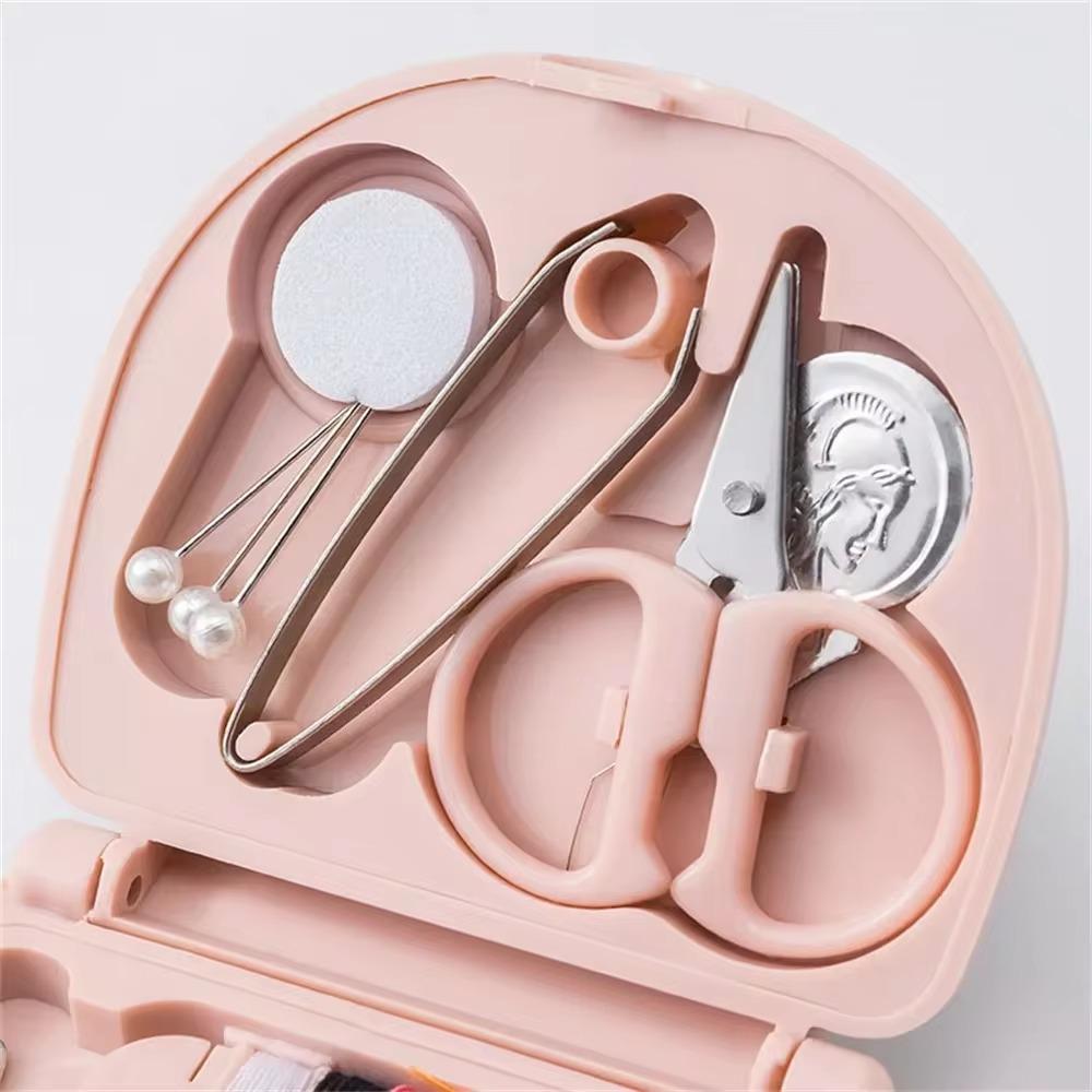 Mini Travel Sewing Kits Portable Multi-function Needle Sewing Box Sewing Tools Storage Case Handwork Sewing Accessories