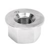 Steering Wheel Center Nut 15/8in‑18 High Gloss Mirror Polish 316 Stainless Steel for Verado Helms System