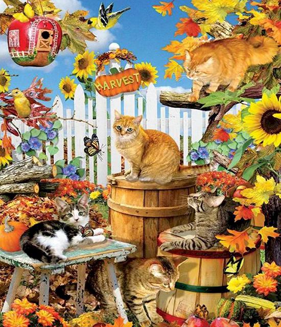 

Ruopoty краска по номерам Подсолнух ручная роспись настенная живопись рисунок на холсте уникальный подарок тыква картины украшение дома 40x50cm NO Frame