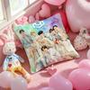 Kpop SSSSF Cushion Cover Pattern Printed Pillowcase for Living Room Sofa Cushion Cover  Bedroom Decor
