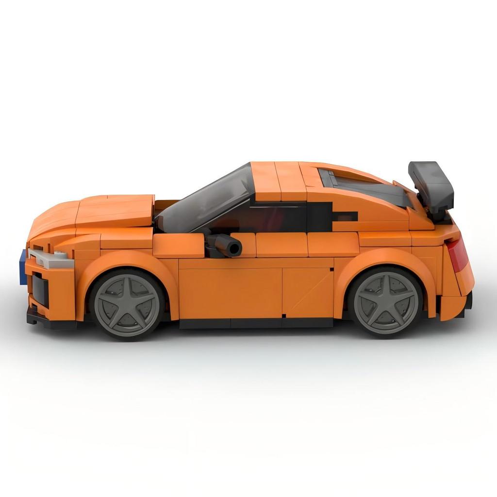 Building Blocks MOC-167371 Aodi TTRS (8S) V2 Car Small Particle Ornament Toy