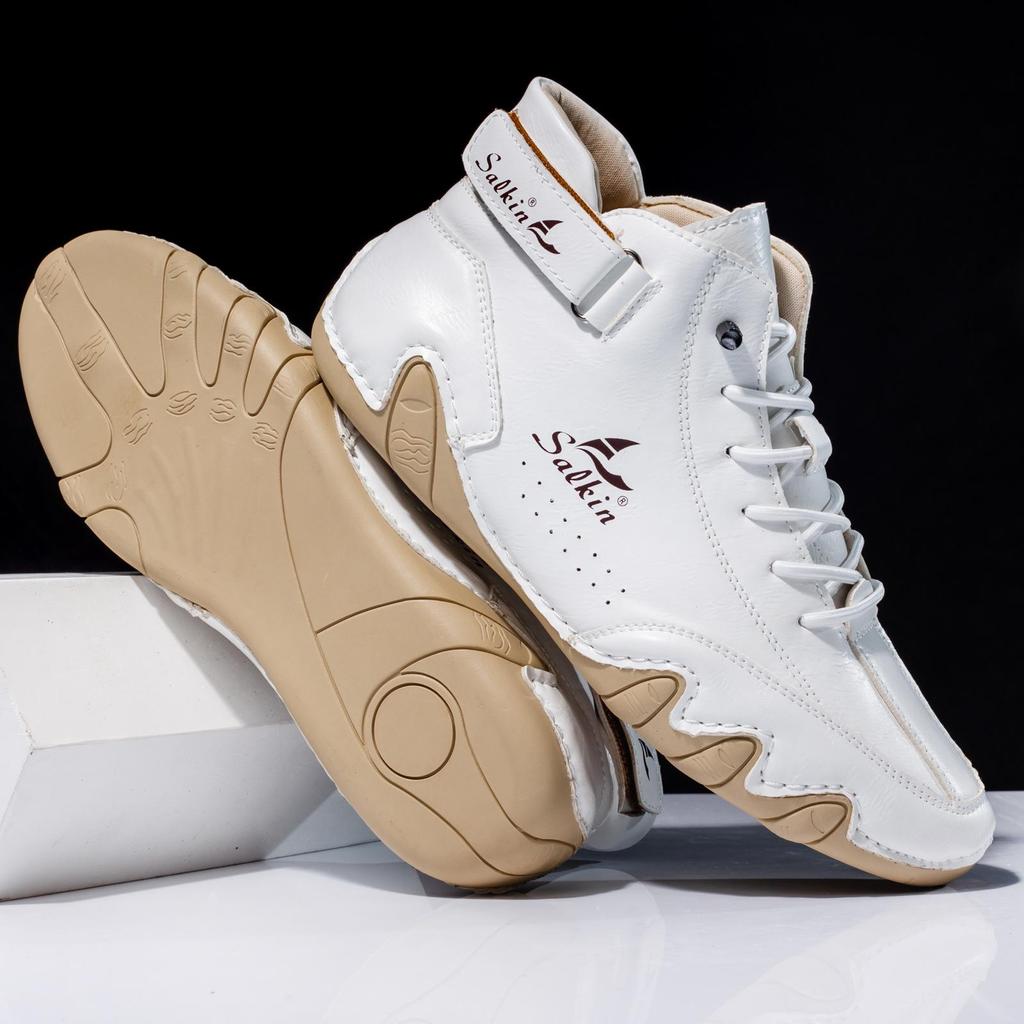 2025 Men's Plus Size Fashion Martin Boots – Casual Mid-Top Outdoor Style