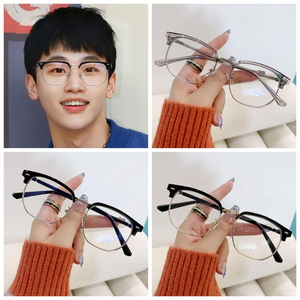 

Антибликовые компьютерные очки в полуоправе, очки против синего света, портативные очки для чтения на открытом воздухе