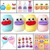 Sound Effects Bottle Squeezed Toy Sausage Mouth Carrot Fidget Toy  for Kids Adults