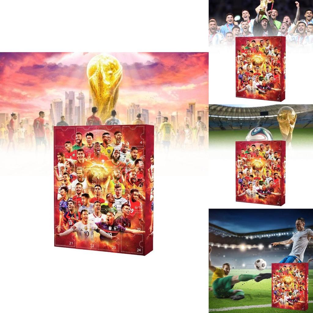 Exciting World Cup Advent Calendar Festive Pvc Design For Holiday Cheer And Countdown