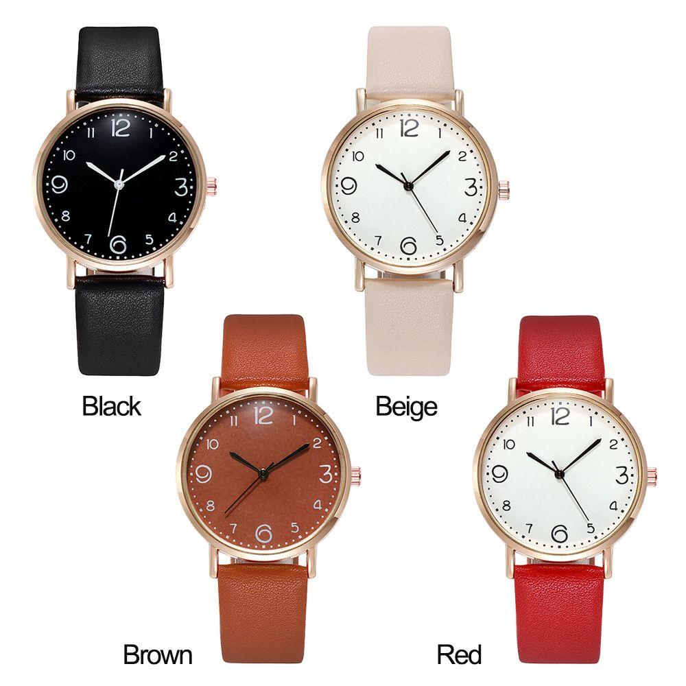 Gift Simple Style Leather Belt Watches Quartz Watch Women Watch Quartz WristWatch Casual Exquisite