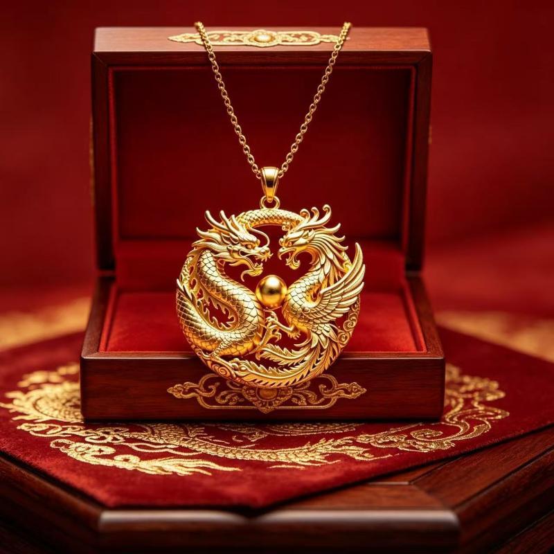 Painted Alloy Enamel Pendant Artistic Chinese Style Skin-friendly Jewelry for Women Traditional Costume Matching Accessory