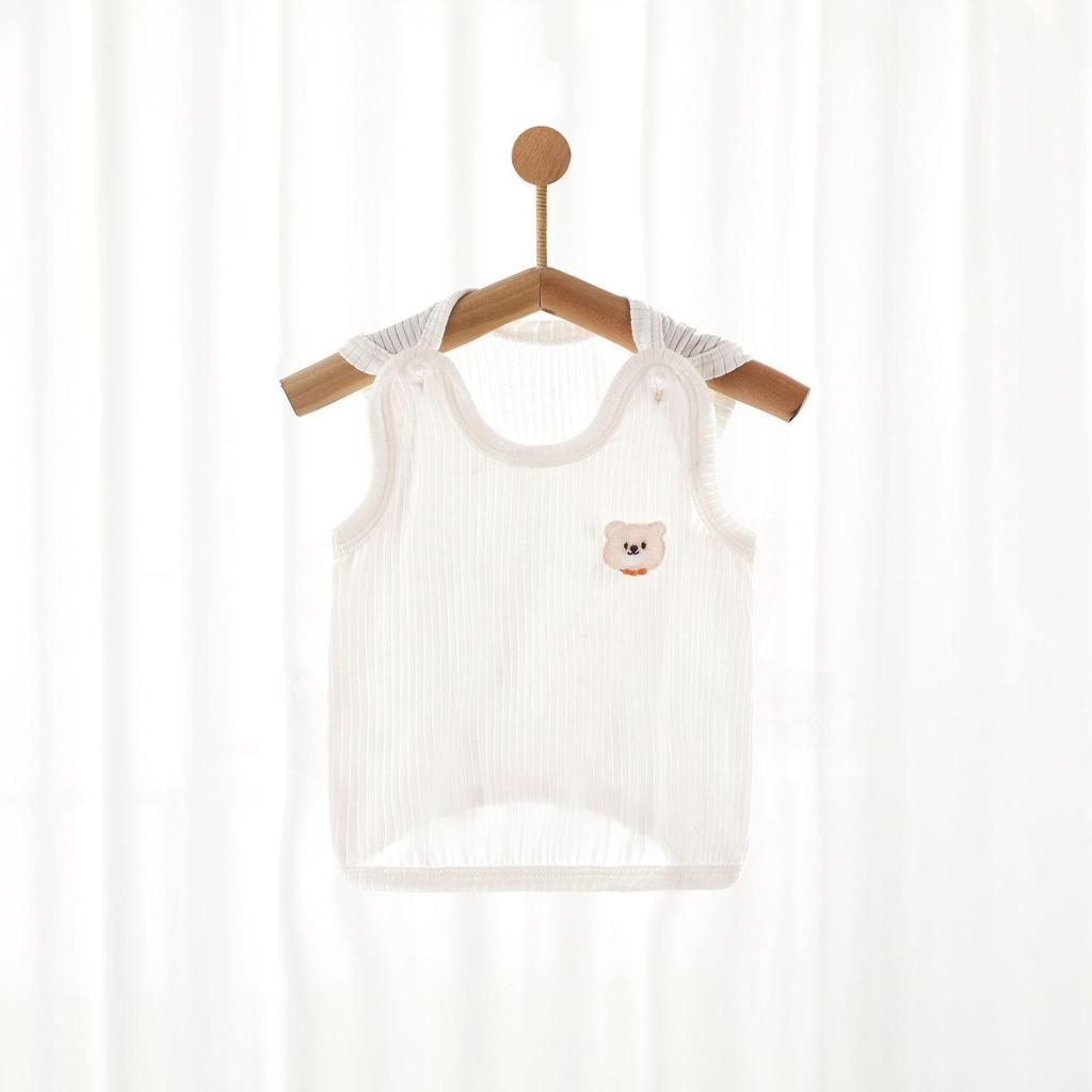 Summer Sleeveless Baby Vest - Thin Newborn Belly Protector Base Layer