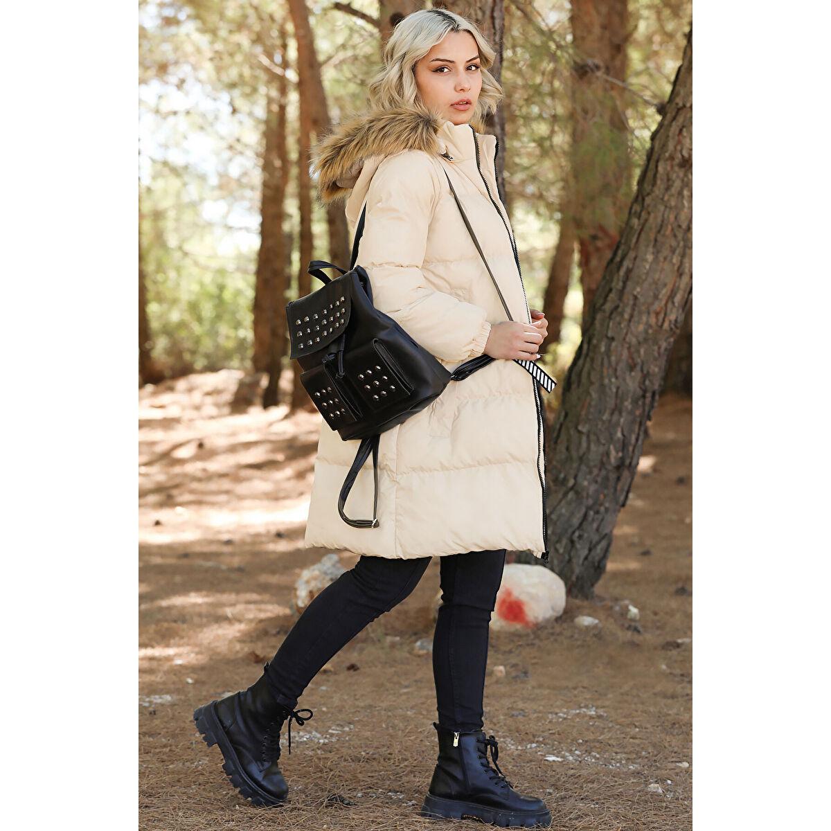 

Надувная куртка женская