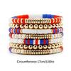 Colorful Bracelet Elastic Rope Beaded Bracelet Featuring Colorful Beads Present for Fashion Beach and Travel Enthusiasts