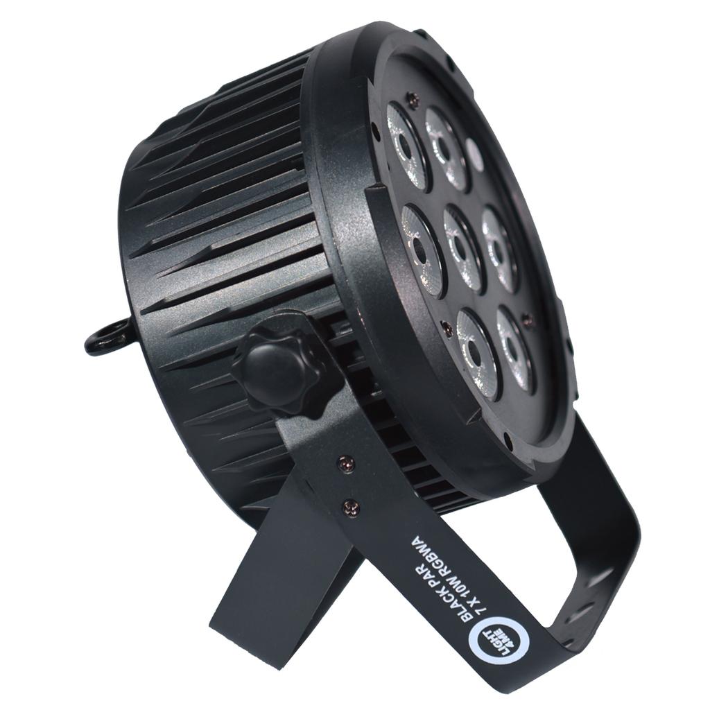 Light4Me Black Par 7X10W Rgbwa Led Mocny Lekki
