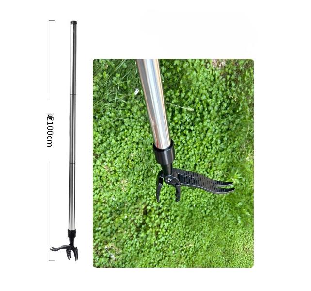 Heavy-Duty Aluminum Garden Weeding Tool with 4-Claw Steel for Root Removal