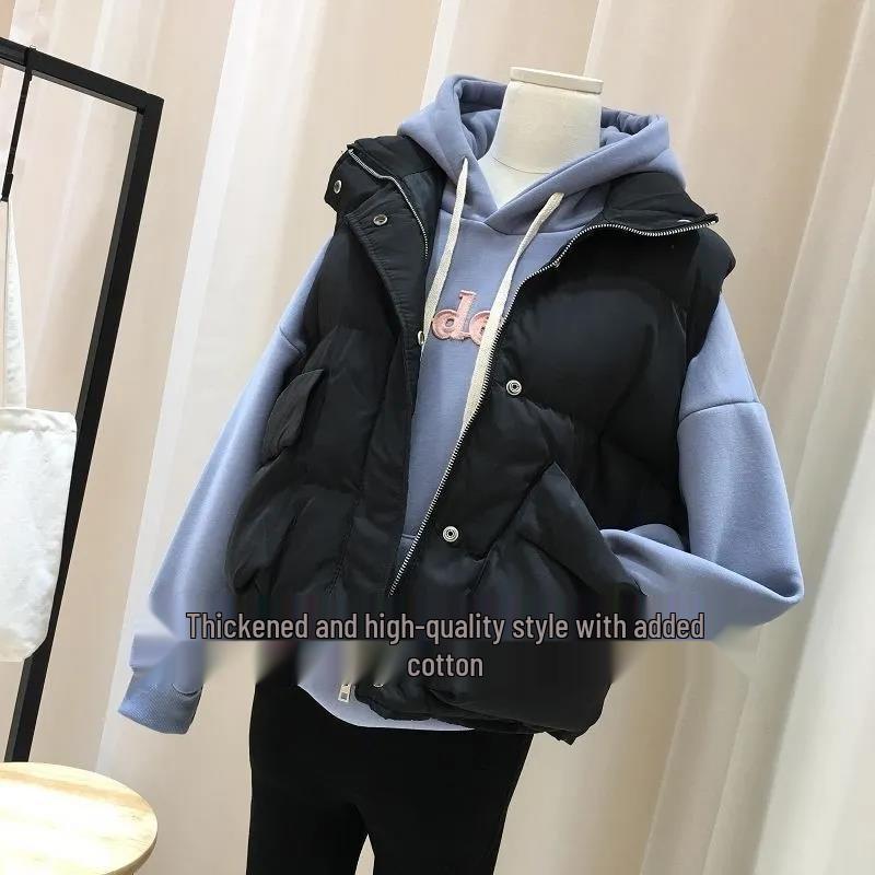 Women's Plus Size Versatile Down Vest - Autumn/Winter 2025 Collection