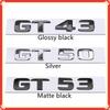 S Badge Letter Emblem Styling 3D ABS Rear Trunk Sticker Silver Black Red For Mercedes-Benz GT GTS GT63S GT43 GT50 GT53 GT63