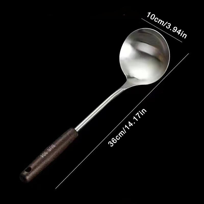 Kitchen Utensils Wok Spatula Iron And Ladle Tool Set Spatula For Stainless Steel Cooking Equpment Kitchen Accessories Essentials