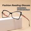 Fashion Large Frame Reading Glasses for Men Women Trendy Oversized Cat Eye Presbyopia Unisex Far Sight Eyewear+1.0+1.5+2.0+4.0