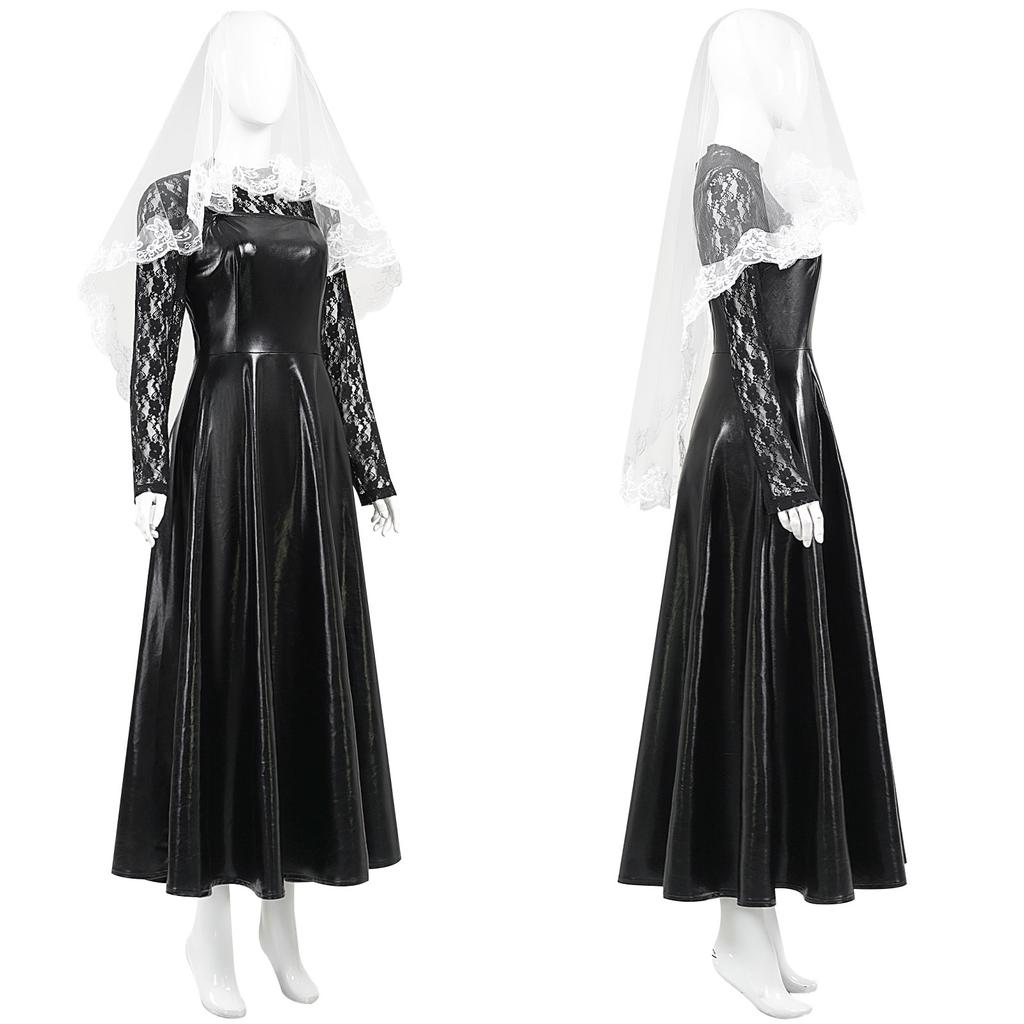Osaragi Cosplay Anime Sakamoto Days Costume Wig Dress Veil Coat Outfit Women Assassin Shishiba Halloween Carnival Full Set