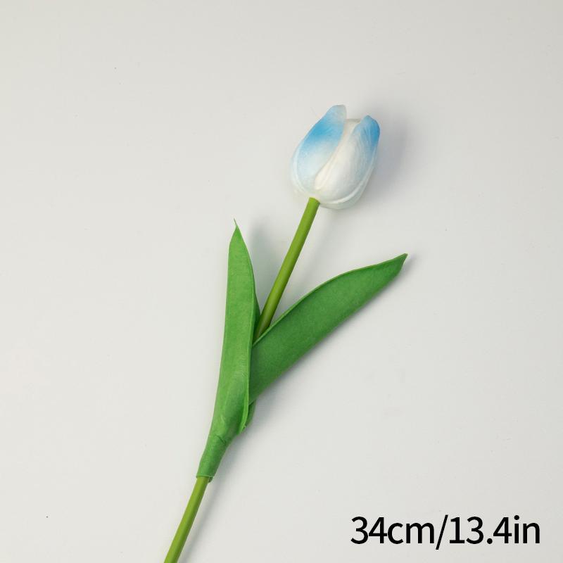 10/5Pcs Artificial Tulips Flower Real Touch Fake Faux Pu Tulips Flower Arrangement Wedding Bouquet Mother'S Day Gift Home Decor