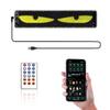 HD Flexible LED Car Smart Sticker: Full-Color Bluetooth App-Controlled Expression Screen for Rear Window, Waterproof and Soft.