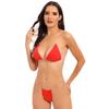 Super Light Bikini with Transparent Straps and Chest Pads - Women's Swimsuit