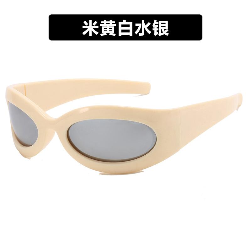 YK sunglasses new retro trend sunglasses future technology sense hip hop punk sunglasses women