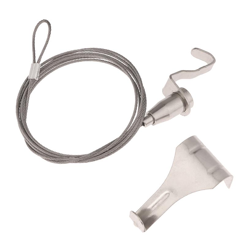 0.5-2M Adjustable Art Display Hanger 304 Stainless Steel Wire Cable Hanging Kit For Gallery Paint Picture Ceiling Suspension