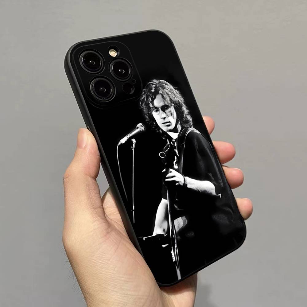 J-Jeff B-Buckley For IPhone 17 16 15 14 13 12 11 Pro Max Plus Shockproof Black Soft Phone Cover
