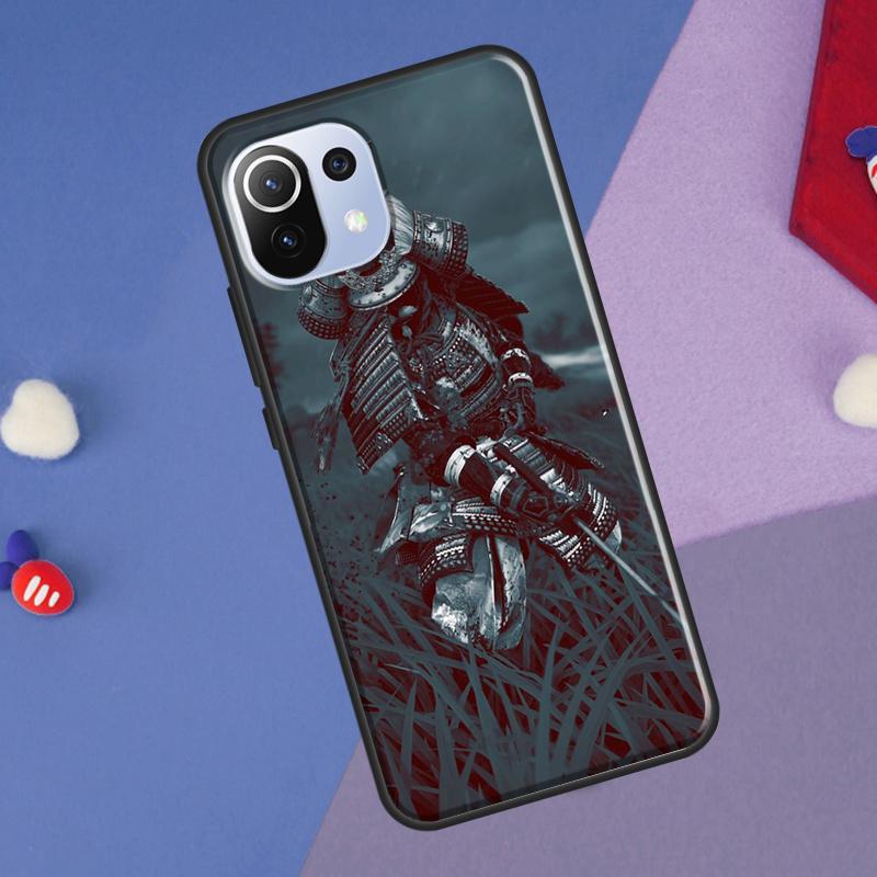 Japanese Samurai Cover For Xiaomi 14T Pro 11T 12T 13T 13 14 Ultra POCO X7 Pro X3 X5 F3 F5 F6 M6 X6 Pro Case