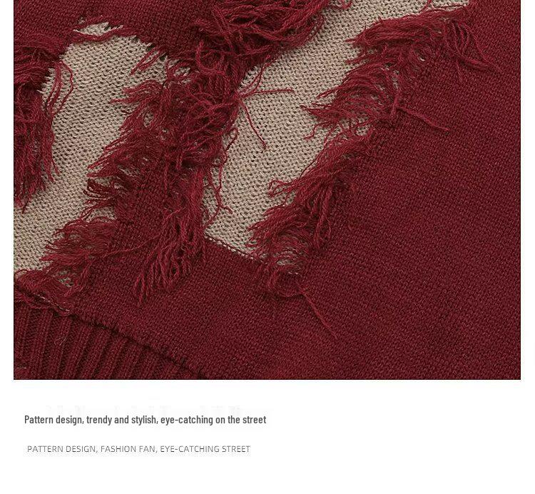 Pánský trendy svetr slim fit s kulatým výstřihem - Podzim/Zima 2024