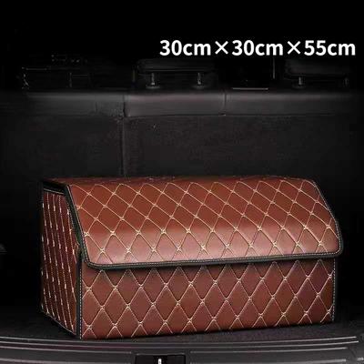 Auto Kofferbak Organizer Box Grote Capaciteit Auto Multifunctionele Gereedschap Opbergtas Opbergen Opruimen Leren Vouwen voor Noodgevallen Opbergdoos