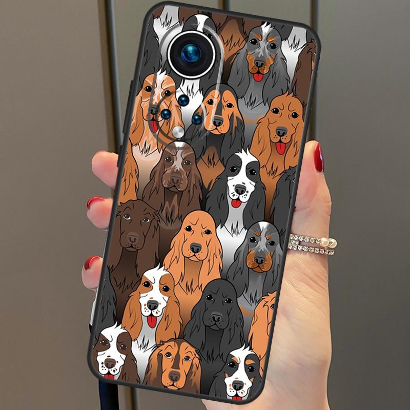 

English Cocker Spaniel Dog Case For Honor X8b X9b 90 70 50 Magic 5 Pro Magic 6 Lite X6 X7 X8 X9 X6a X7a X8a X9a Cover Honor X7a