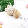 Bear Keychain Tiny Plush-Bear Keyring Party Favor Decorations for Boy Girl Wedding Birthday Keyring Funny Key-Holder