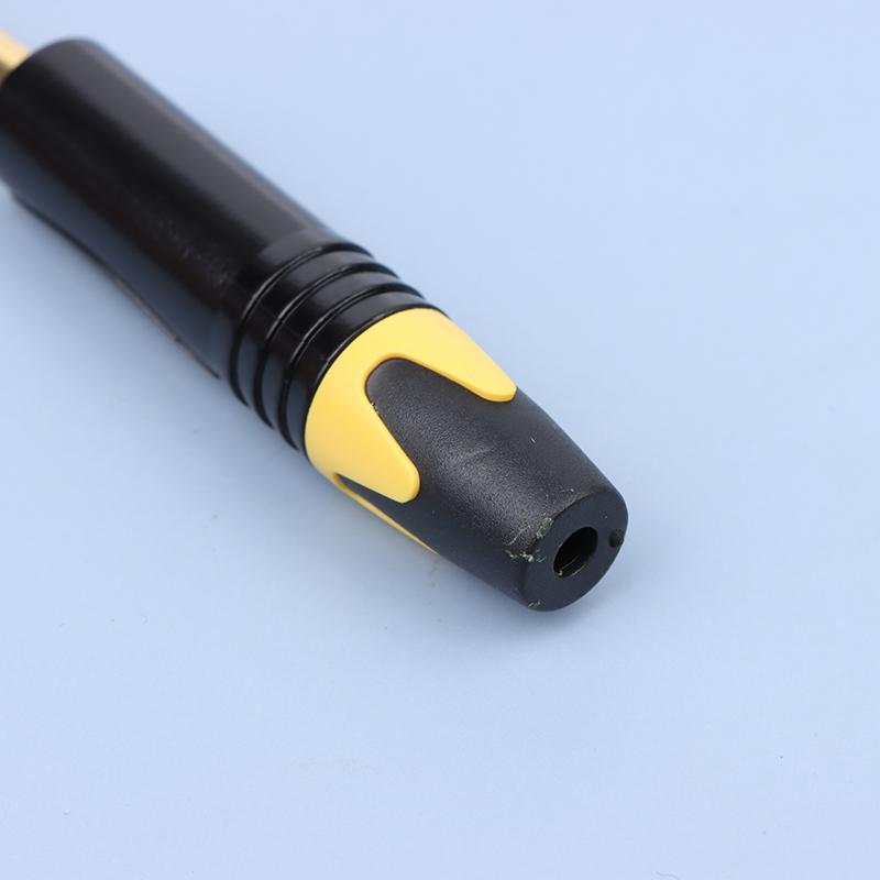 6.35 Mm Gold-Plated Microphone Audio Plug Mute Plug Connector Jack Mono Assembly Microphone Connector Mono Plug