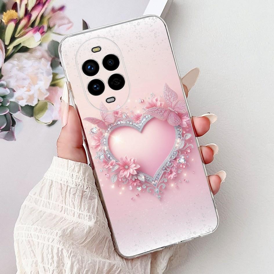 For Huawei Nova 13 Case Nova13 5G Cover BLK-AL80 Funda Popular Flower Butterfly Soft Clear Silicone Cases For Nova 13 Pro Bumper