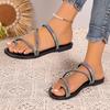 Mode Sommer Neu Damen Hausschuhe Mode Flache Absatz Sandalen Damen Strand Casual Designer Schuhe Rutschfest Slipper Pantoletten Damen