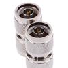 1X N Male Plug To Uhf Pl-259 Pl259 Male Straight Radio Rf Adapter Connector