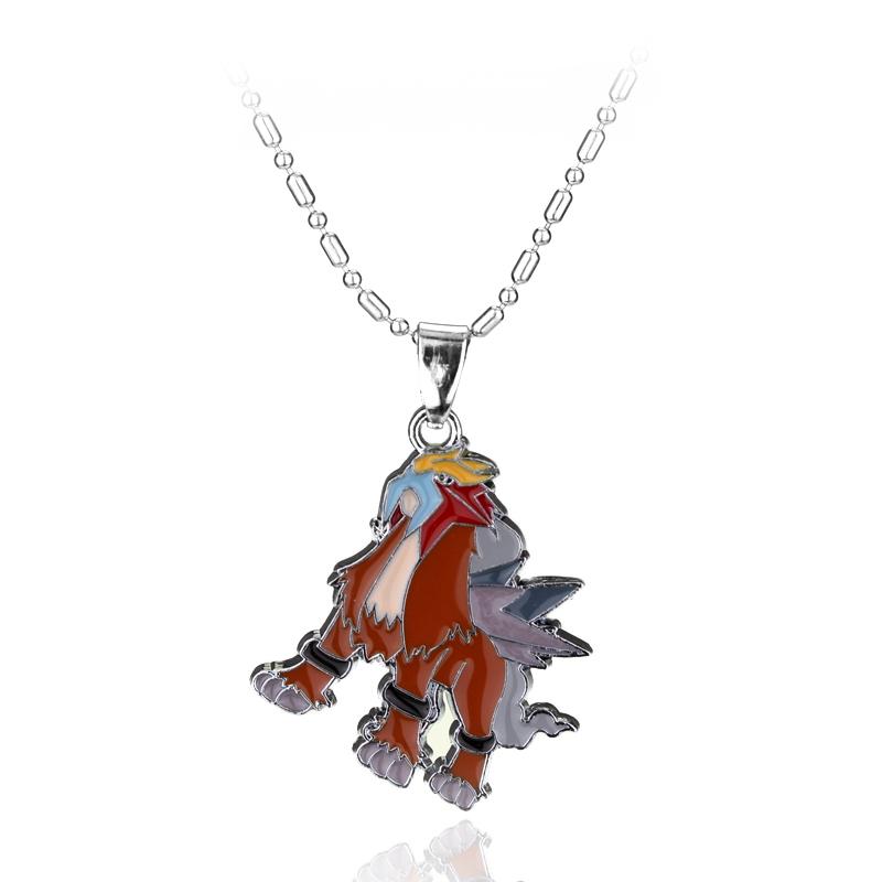 Pikachu Pendant Necklace Anime Cartoon Figure Pikachu Togepi Pendant Clavicle Chain for Women