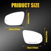Driver/Passenger Side Mirror Glass Heated W/ Blind Spot For Toyota Rav4 -25