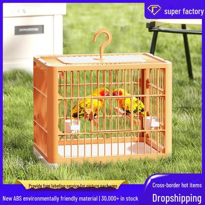 Large Breathable Outdoor Bird Cage Villa - Portable and Spacious Bird Home