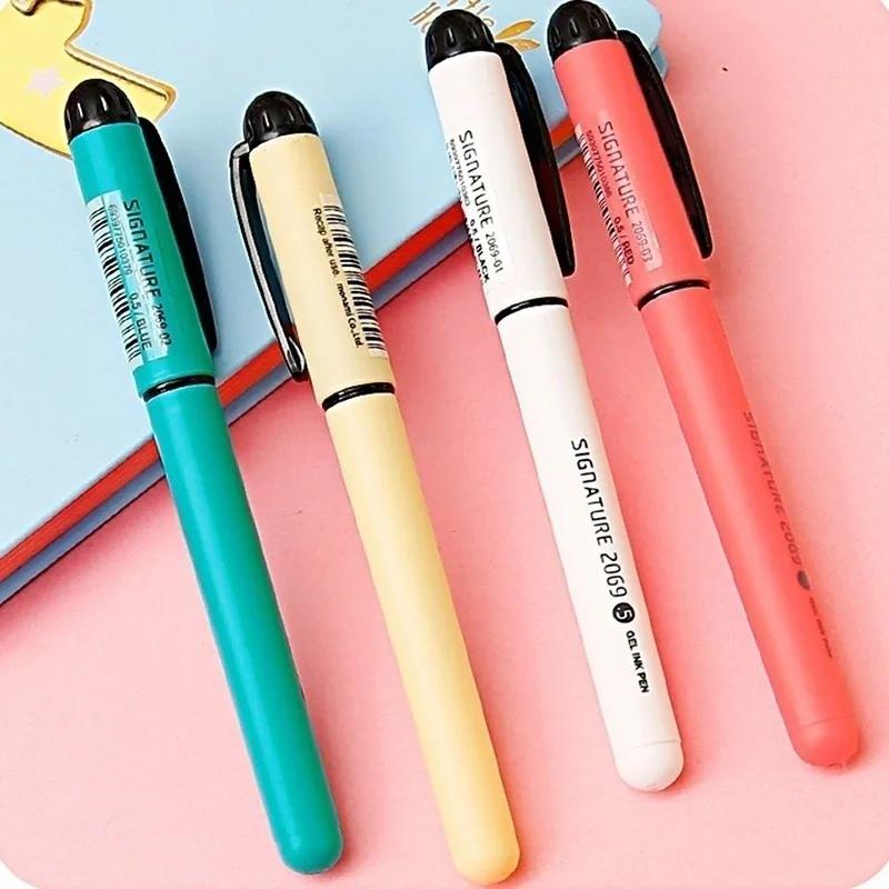 5 Stück/Set Bonbonfarben Gelstift Geschenk Schreibwaren Studentenpreis Schule Bürobedarf Kawaii Gelstifte