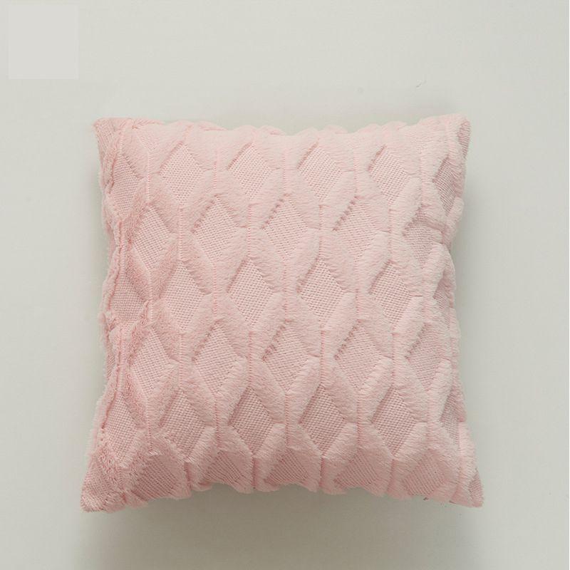 Super Soft Diamond Plush Pillowcase With Bright Colors For Stylish Living Room Decoration