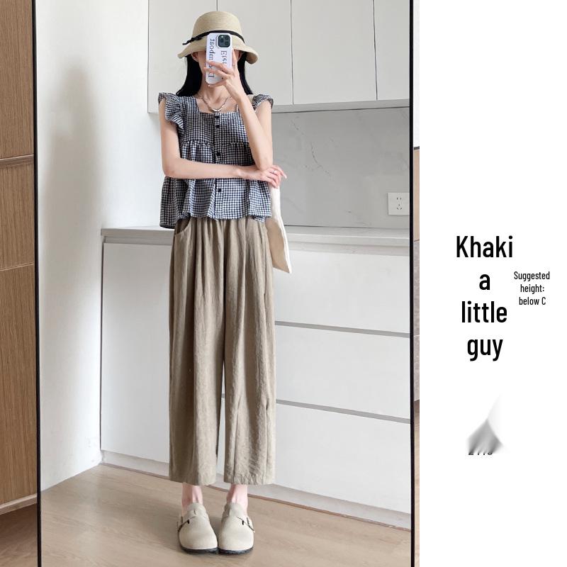 

Women s White Ice Silk Summer Harem Pants 2025 - Loose, Casual, Petite Carrot Style XL