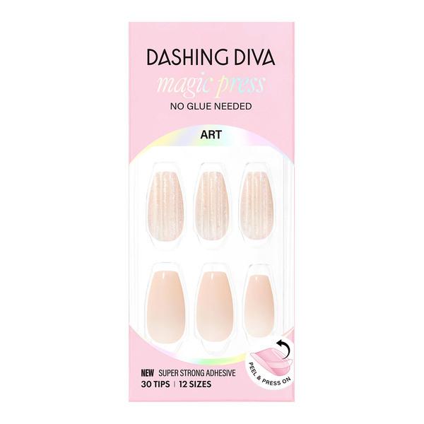

DASHING DIVA Magic Press Nail/Pedi 62 types Glass Beige