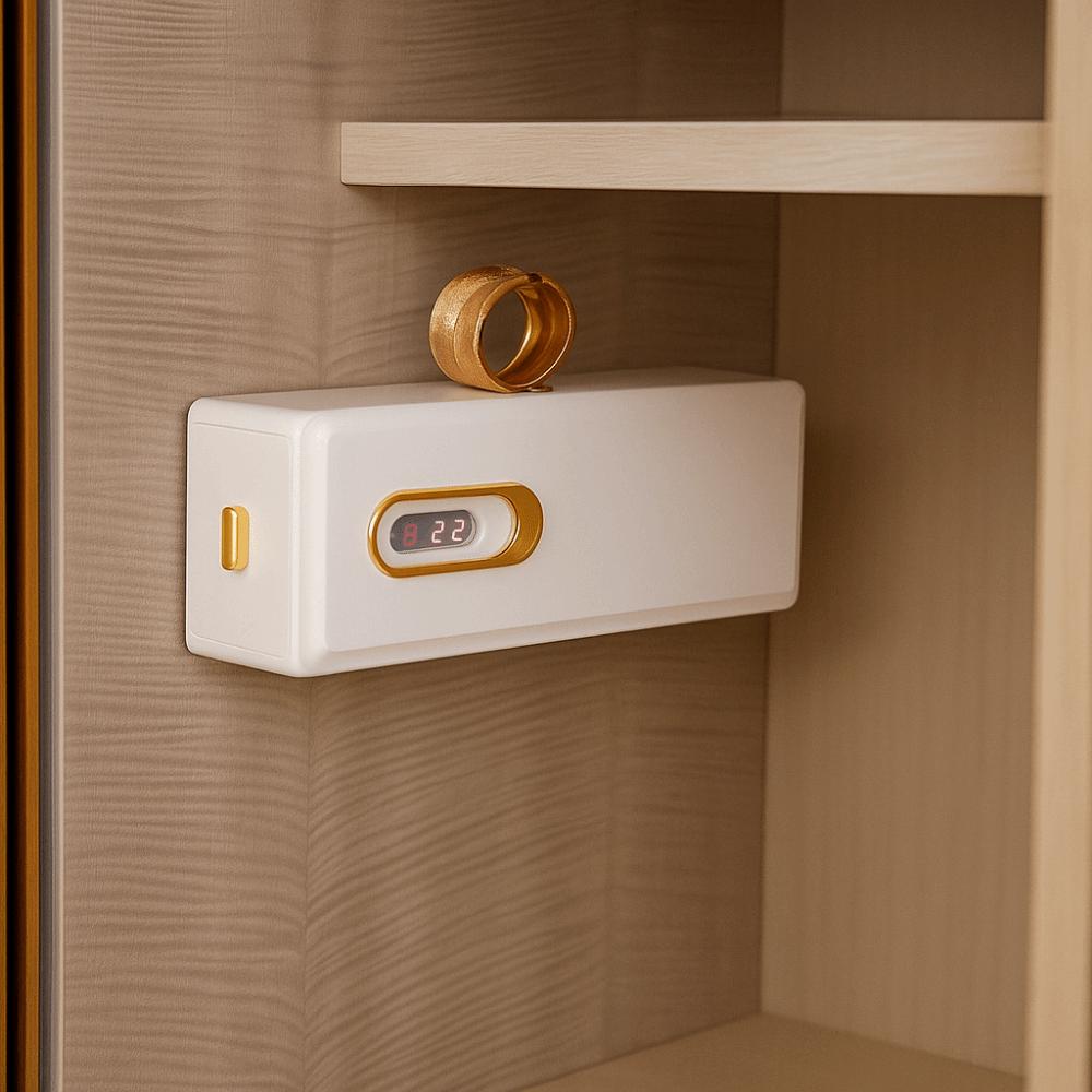 Plastic Underwear Storage Box Wall Mounted Space Saving Panties Socks Box with Multiple Compartments Pull-out