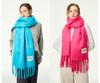 ELLE Women's New Autumn and Winter Premium Thickened and Velvet Large Size Shawl Warm Neck Scarf