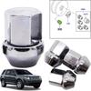 Secure Locking Metal Wheel Lug Nuts Set, Rustproof for LR001381 SUVs, Enhances Vehicle Detailing, Rough Terrain Driving
