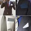 Pocket Square for Adult Men Square Handkerchief Multiuse High Absorbent Sweat Wipe Pocket Towel for Business Suit 3PCS
