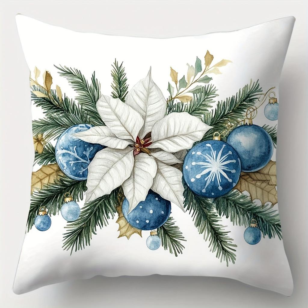 Weihnachtsdekoration Kissenbezug Geschenk Glocke Baum bedruckter Kissenbezug Wohnzimmer Sofa Kissen Suite Zimmer Heimdekoration