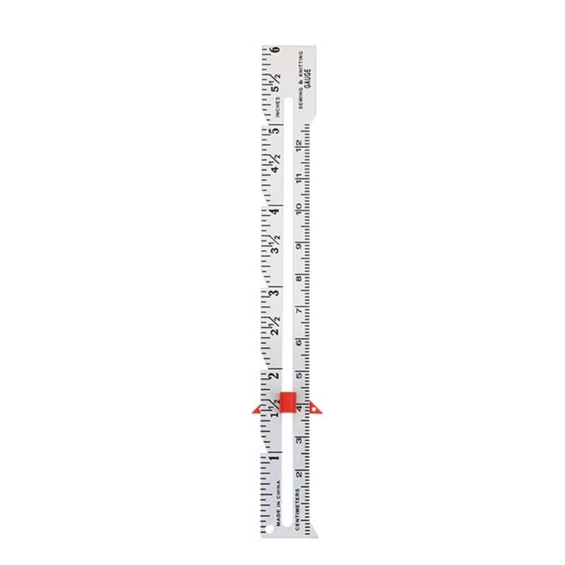 Sewing Measuring Tool Metal Marking Gauge Sewing Gauge Ruler Calliper Measurement Sewing Tool for Quilting Knitting