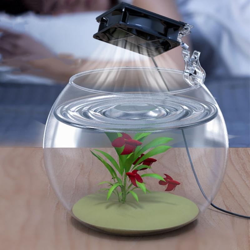 Ventilatore di Raffreddamento per Acquari Domestici Raffreddatori d'Aria Refrigeratore d'Aria per Acquari Sistema di Riduzione della Temperatura
